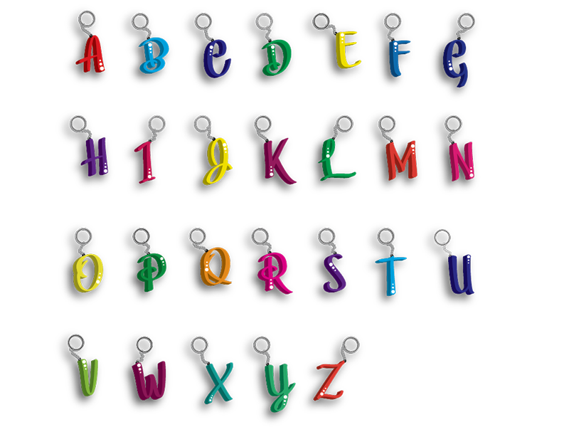 Alphabet Key Chains